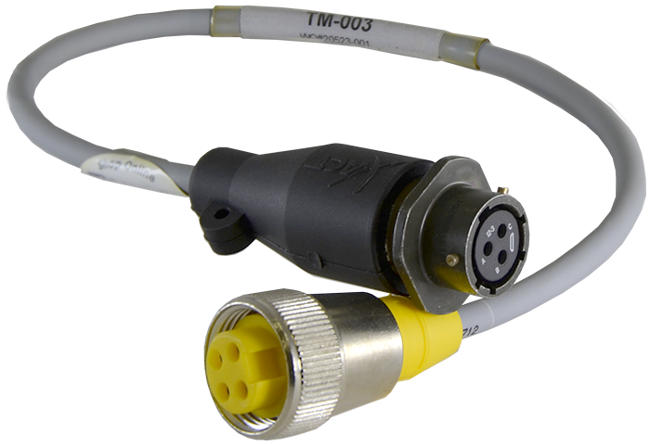 TURCK DT4 4-Pin to Amphenol 3-Pin Converter Cable
